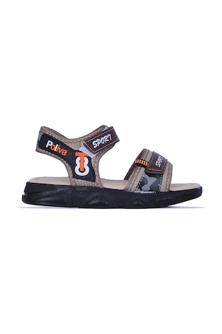 Skuaıter Plv-6135 Cırtlı Yazlık Erkek Çocuk Sandalet Kahve