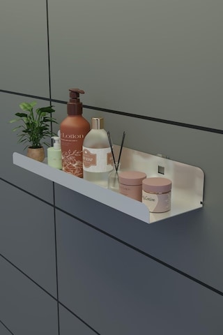 Risingmaber 3m Ultra Güçlü Yapışkanlı Beyaz Mutfak&banyo Rafı, Çok Amaçlı Organizer Raf Mt95b Diğer