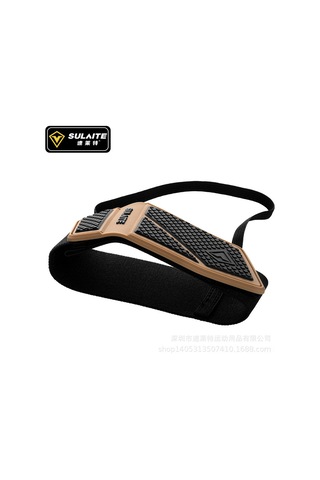 Ranyeek Motosiklet Vites Kolu Koruyucu Ayaklık Kılıfı - Kaymazsız, Genişletilmiş, Kırılmaya Dayanıklı, Renk Kahverengi Kahverengi