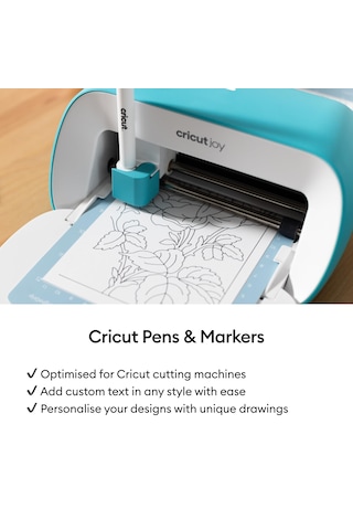 Cricut 2011825 Joy Çift Uçlu 0.4 Mm-1.0mm Marker Ultimate 20'li Paket 165-Koyu Yeşil