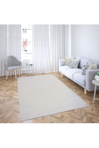 Padişah Halı Eternity 36138 060 Serisi Akrilik Salon Oturma Odası Halısı Krem