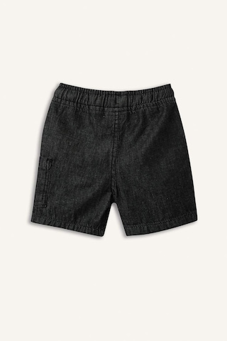 Defacto Beli Lastikli Siyah Jean Şort Erkek Bebek H1262a526smnm55 Gri-nm55