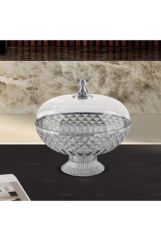 Trendooze Meyve Sepeti Standı - Düğün & Parti Tezgahı - Açık Gri Açık Gri