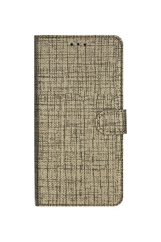 Huawei Mate 30 Lite Kılıf FitCase Fabric Kapaklı Cüzdanlı