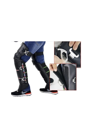 Motosiklet Bacak Örtüsü Polarlı Cırt Ayarlı Standart Motor Diz Örtüsü Soğuk Rüzgar Yağmur Koruma Yr