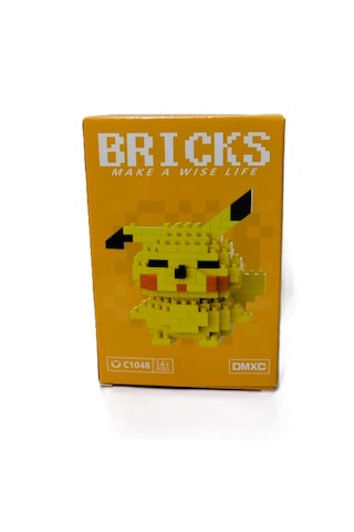 Twins Stars Bricks Pikachu Pokemon 3d Yapboz Puzzle Yapı