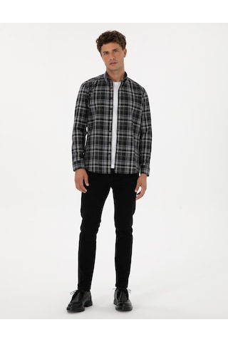 Pierre Cardin Erkek Siyah Gömlek Desenli 50316748-vr046 Siyah