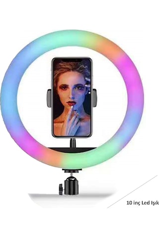 Abatech Mj26 Ringlight 10 Inç Led Işık Siyah