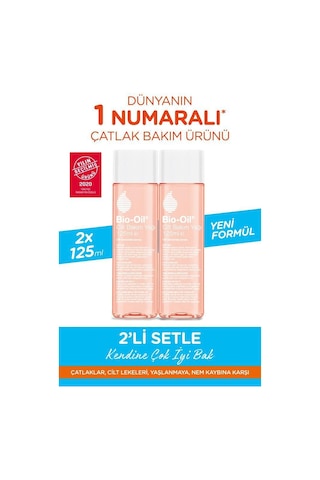 Bio Oil Çatlak ve Leke Bakım Yağı 125 ML 2'Li Paket