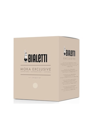 Bialetti - Exclusive: 6 Cups Ocak Üstü Espresso Pişirici - 270ml - Krem Renk - Alüminyum Gövde Sku: Smg8690010587152