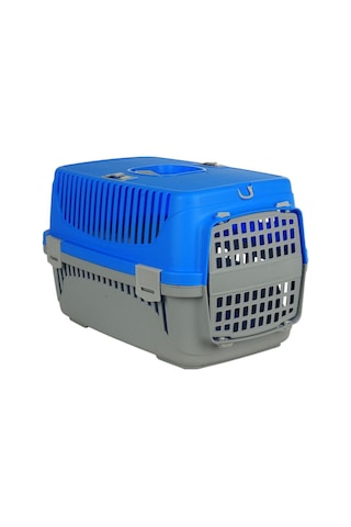 Pribor Hz-105 Kedi Köpek Evcil Hayvan Taşıma Çantası Box Büyük Boy Çok Fonksiyonlu Mavi Gri