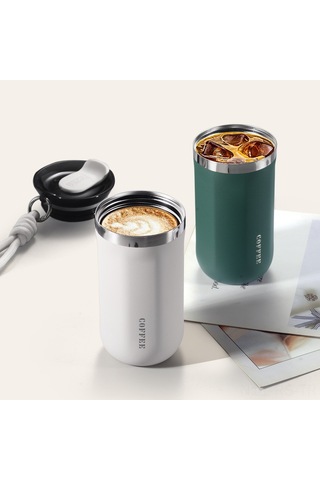 Reedark 304 Çelik Isı Saklama Bardak Kadınlar İçin 500ml Mavi Özel Tasarım Günlük Kullanım Kahve Su Bardağı Diğer