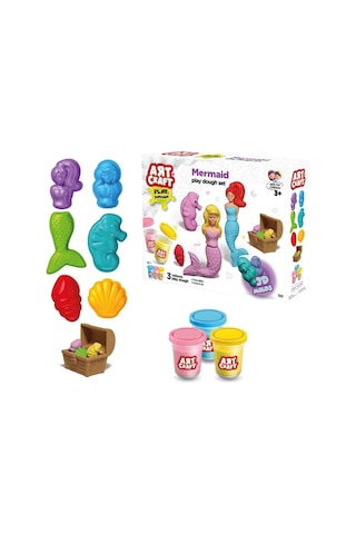 03994 Art Craft Deniz Kızı Hamur Set 168 Gr -fentoys Çok Renkli