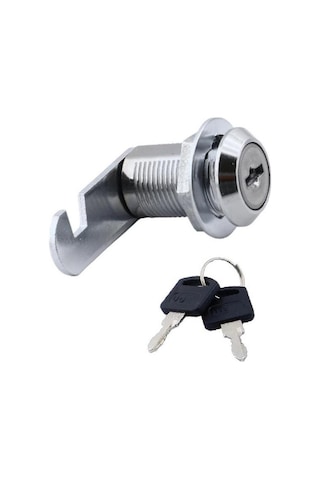 Zhltools Dolap Çekmece Kilidi Mandallı Çekmece Kilidi 2 Anahtarlı Mobilya Dolap Kilit