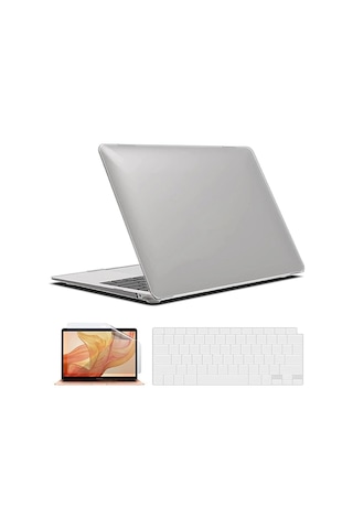 Apple Uyumlu MacBook Air 13 6 Inç M2 M3 M4 Çip A2681 A3113 A3240 Alt Üst Kılıf Klavye Ve Ekran Koruyucu Şeffaf