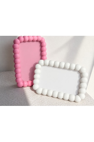 Daisydecoration Balon Desenli Dekoratif Fotoğraf Çerçevesi 1 Adet Pembe