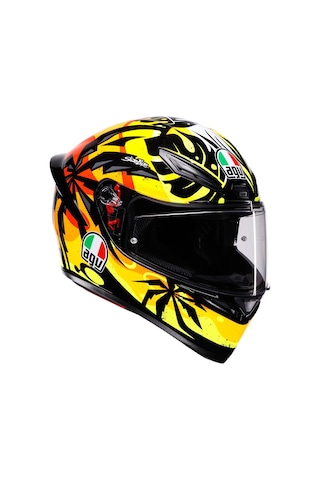 Agv K1s Tropicrush Kapalı Kask Sarı-siyah