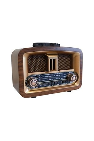 Everton RT-876 Bluetooth Şarjlı Nostaljik Radyo