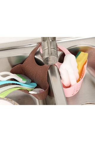 Wezone Pvc Materyal Lavabo Asma Organizer, Poroz Tasarım Suyu Süzme, Sprey, Mop, Sabun Depolama, Mutfak Gereçleri, Ev Organizasyon Aleti Diğer