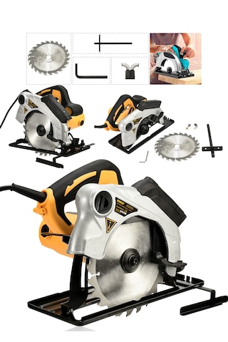 Assur ASR706-02-08 1400W Elektrikli 185mm Daire Testere Sarı