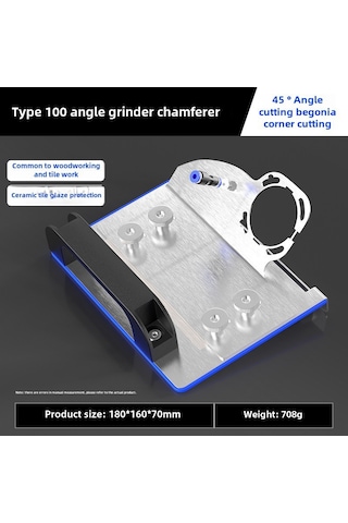 Reedark 100 Tipi Taşcı Ve Oduncu İçin Taş Döşeme 45 Derece Köşe Kesici, Taşınabilir Nikel-krom Çelik Kesim Aleti