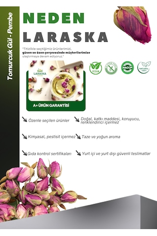 Tomurcuk Gül -kuru Gül Goncası Gül Çayı - Pembe 100g-dried Rose Buds
