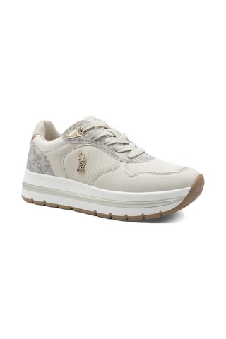 U.S. Polo Assn. U.s Polo Assn. Shery 6fx 102157889 Kadın Spor Ayakkabı Bej 36-40