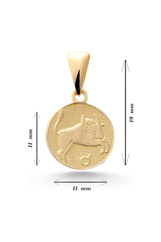 Sefa Gold 14 Ayar Altın Boğa Burcu Kolye Ucu
