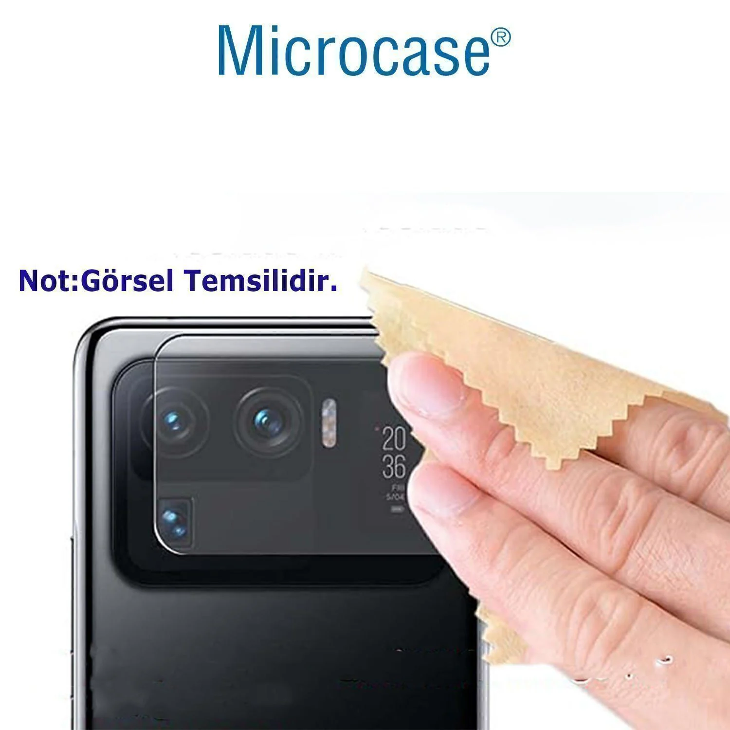 Microcase Samsung Galaxy Uyumlu Z Fold 8 Ultra Kamera Camı Lens Koruyucu Nano Esnek Film-al3400 Şeffaf