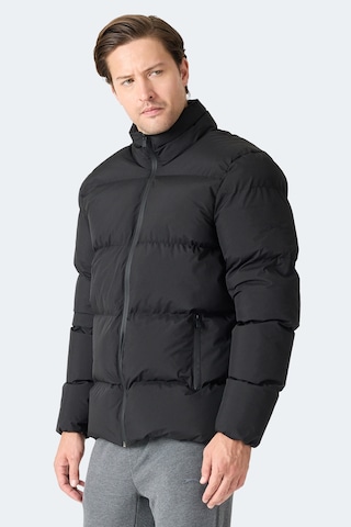 Slazenger Hecarım Erkek Kapüşonlu Şişme Siyah Yelek Siyah