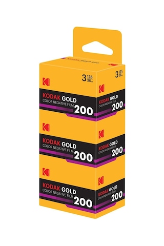 Gold200 35mm 36 Poz Renkli Negatif Analog Fotoğraf Filmi 3&apos Lü Paket 135 Iso 200 Gün Işığı Retro 1980s