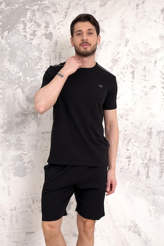D's Damat Ds Damat Maschio Pamuk Şort Takım Siyah Ds5011 R001 Siyah
