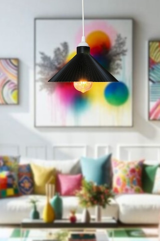 Salon Avize,mutfak Avize,14 Farklı Renk Yatak Odası Avize,pinterest Avize, Bohem Avize E27 Duy Siyah