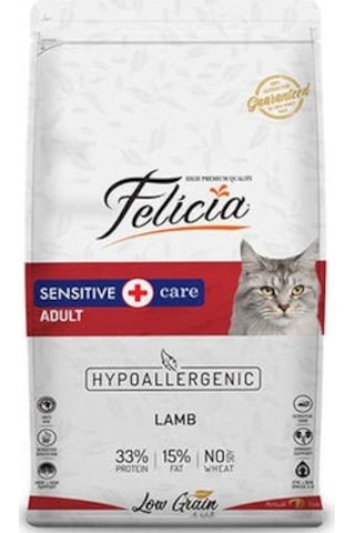 Felicia Düşük Tahılllı Kuzu Etli Kedi Maması 12 Kg Felicia Düşük Tahılllı Kuzu Etli Kedi Maması 12 Kg