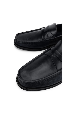 Tamer Tanca Erkek Hakiki Deri Lacivert Loafer Ayakkabı 1008 01987 Erk Ayk Sk23/24 Lacı Bfl/lacı Gyk Lacivert