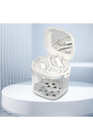 Dolıty Yaşlı Hediye Için Süzgeç Sepeti Protez Kupası Beyaz