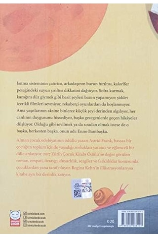 Enno Ya Da Asfalttaki Karahindiba: 2017 Zürih Çocuk Kitabı Ödülü