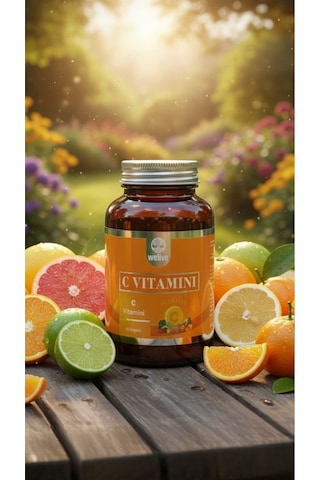 Vitamin C Turunç & Kuşburnu & Zencefil İle Doğal Destek 60 Tablet