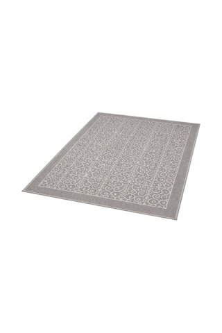 Pamuklu Bukle Lüks Kilim 140x200 -spiral Gri Gri