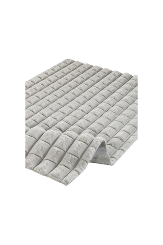 Apex Halı Diamante Peluş Halı 7005 Gri Renkli