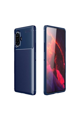 Xiaomi Redmi K40 Gaming Kılıf Zore Negro Karbon Tasarım Silikon Kılıf