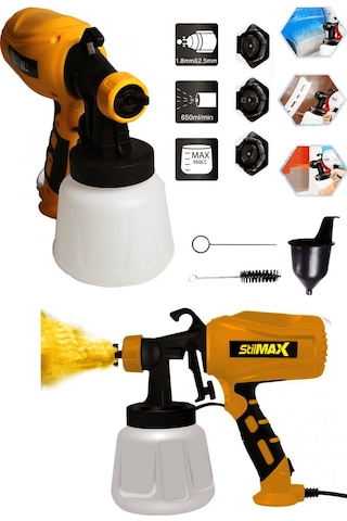 Stilmax 220V Elektrikli Sprey Boya Ilaç Püskürtme Tabancası 800W