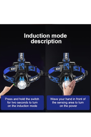 Shufa Led Şarjlı Kafa Feneri