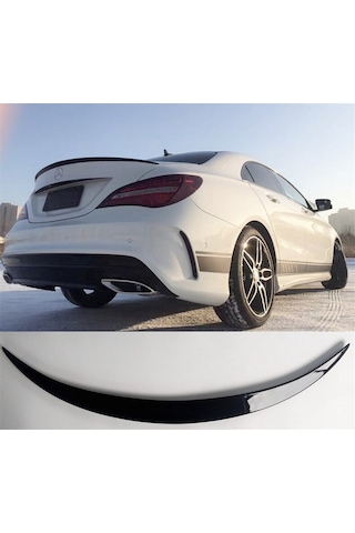Mercedes Cla W117 Bagaj Üstü Spoiler Parlak Siyah