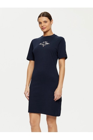 Tommy Hilfiger Tommy Hılfıger Kadın Elbise Ww0ww43830-c1g Lacivert
