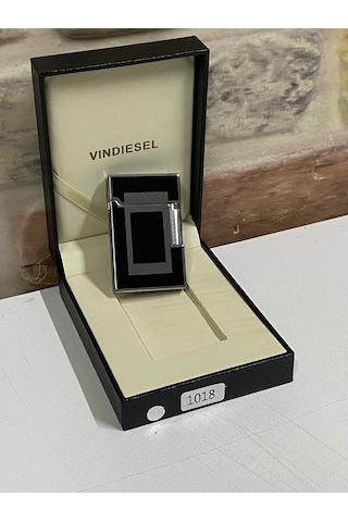 Vindiesel Marka Düz Siyah Gri Renk Kalın Kare Desenli Gazlı Model