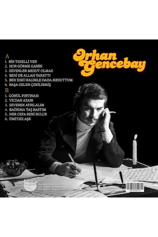 Orhan Gencebay Bir Teselli Ver - Plak