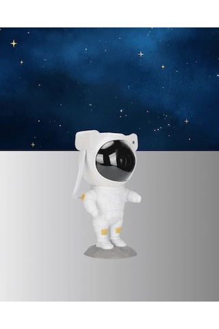 Ers 8 Efektli Astronot Galaxy Projektör Uzaktan Kumandalı Led Gece Lambası