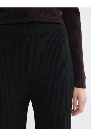 Lcwaıkıkı Classic Siyah Beli Lastikli Kadın Triko Pantolon