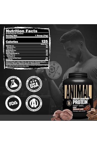 Universal Animal Whey Isolate İzole Protein Loaded Workout Muscl